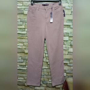 New Size 8 Gloria Vanderbilt Amanda Slimming Jean Heritage Fit Mauve